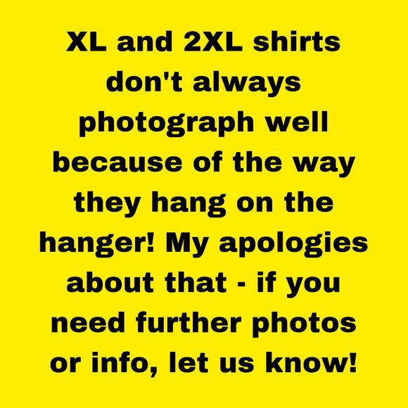 Meet the Posher Other - In the meantime, we're looking into better ways to photograph XL/2XLs!